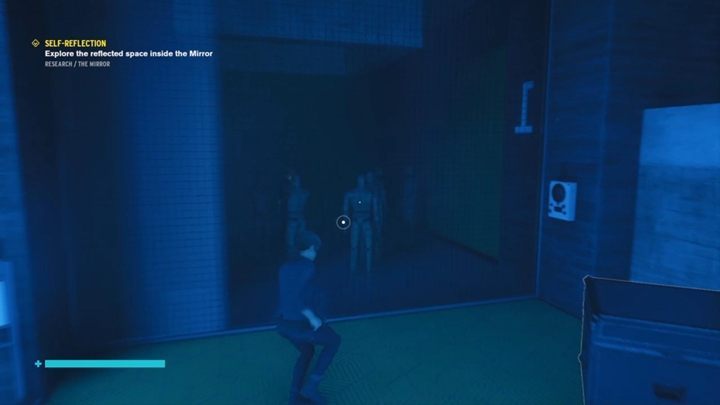Procced to a few mirrors with found on the other side of the area - Control: Self-Reflection - walkthrough - Side Quests - Control Guide