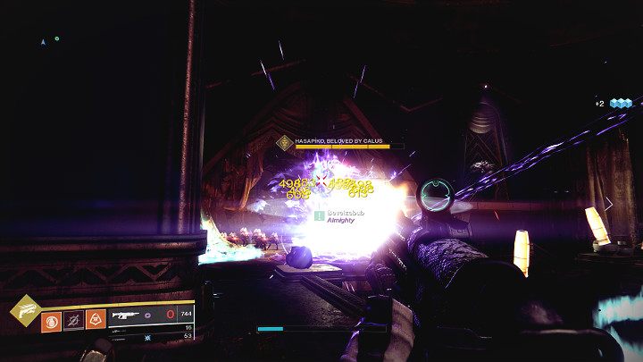 During the battle against the boss in the arena, as well as on the balconies located on both sides of the room, minor opponents of the Vex type will appear: Harpies, Goblins and Hobgoblins, so you have to remember not to fall into the Hasapikos luminous wall during the fight - Destiny 2: The Menagerie - game mode - Destiny 2: Game modes - Destiny 2 Game Guide