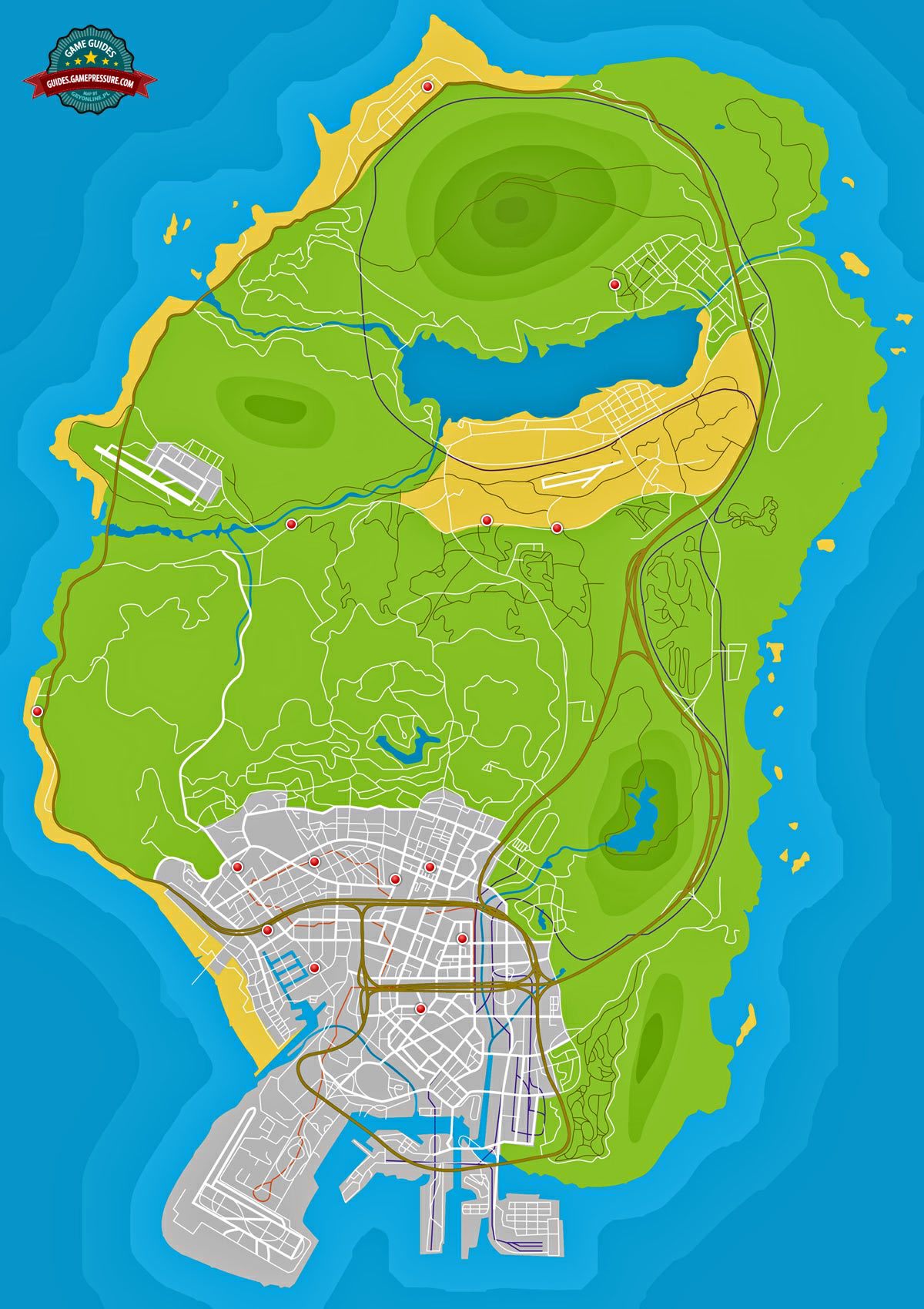 GTA V Map - Clothing Stores