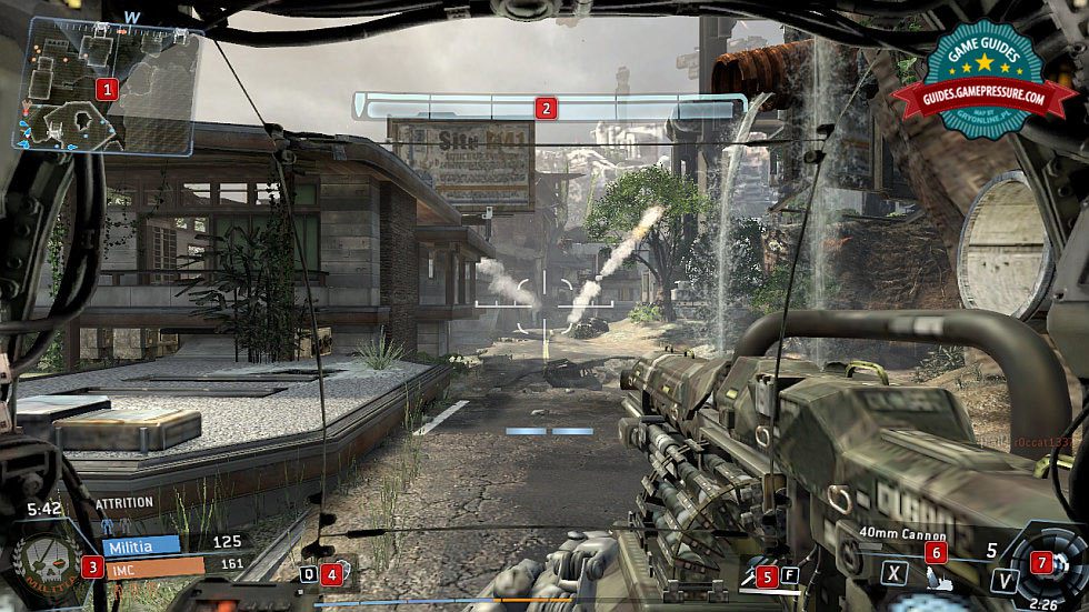TItanfall - Titan interface 